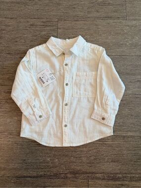 NWT Zara Toddler Button Down